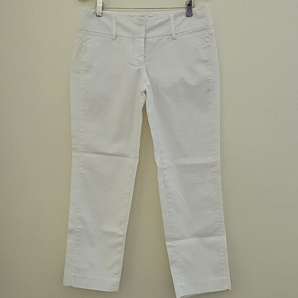 Cynthia Steffe white pique pants sz 6 - Picture 1 of 6